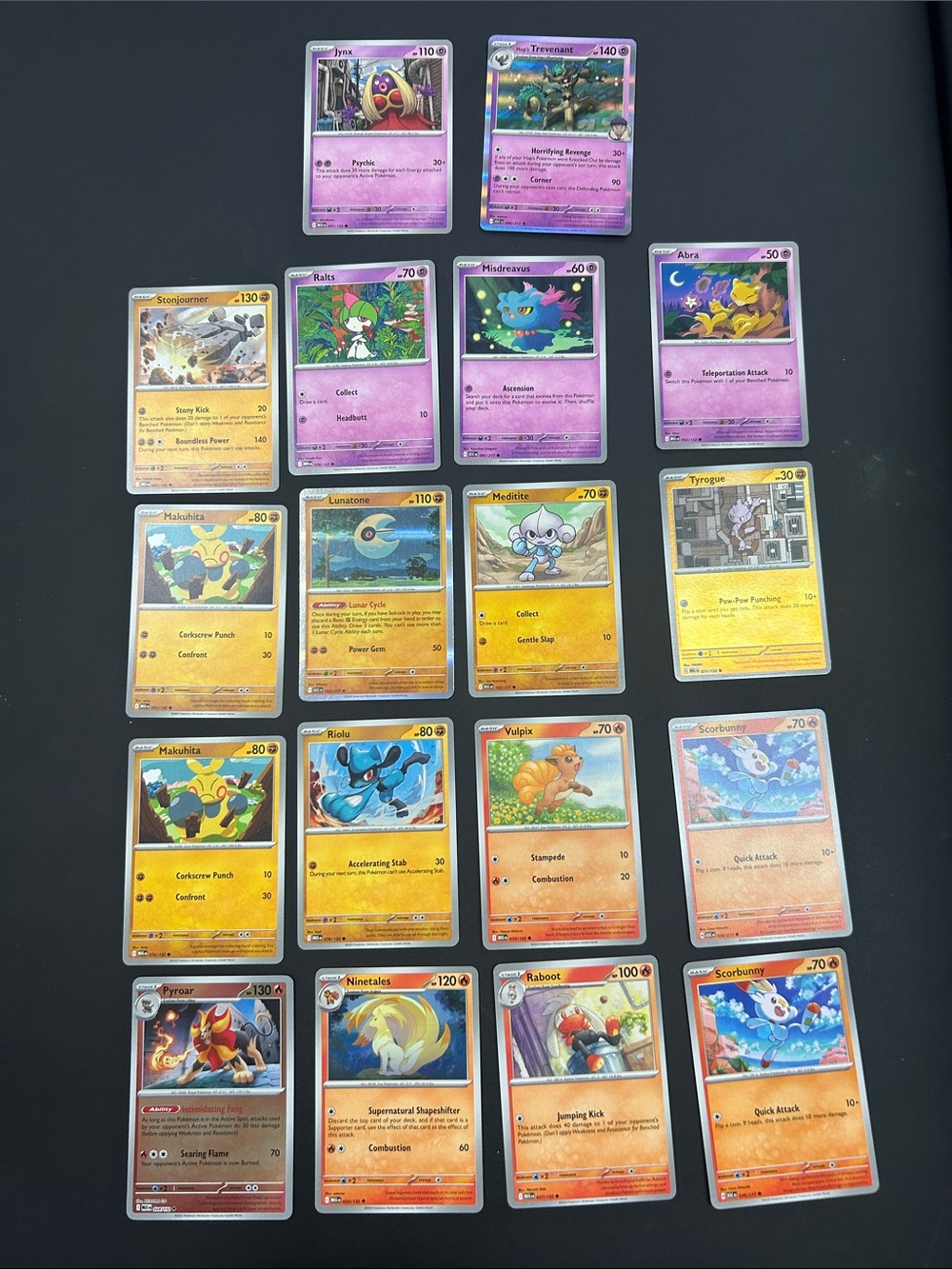 Pokemon Assorted Cards